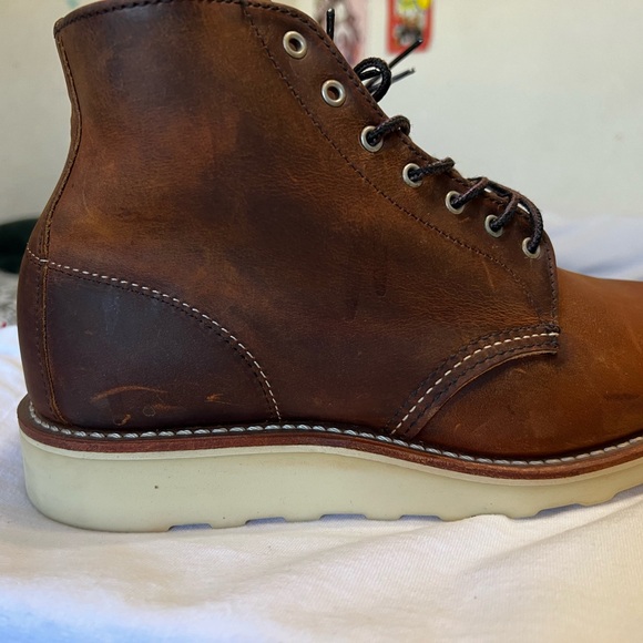 Red Wing Shoes Brown Ankle Boots - Picture 5 of 9